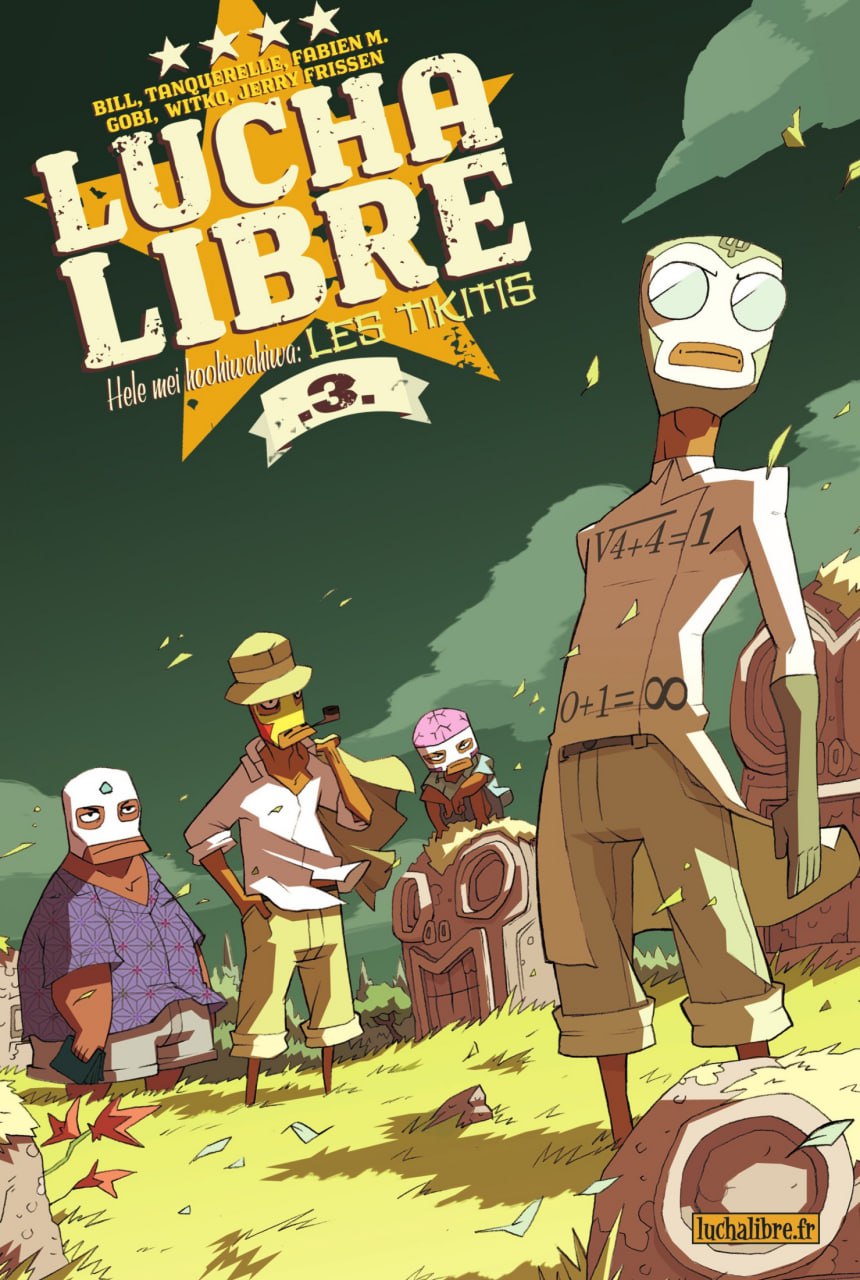 Portada ampliada de Lucha Libre