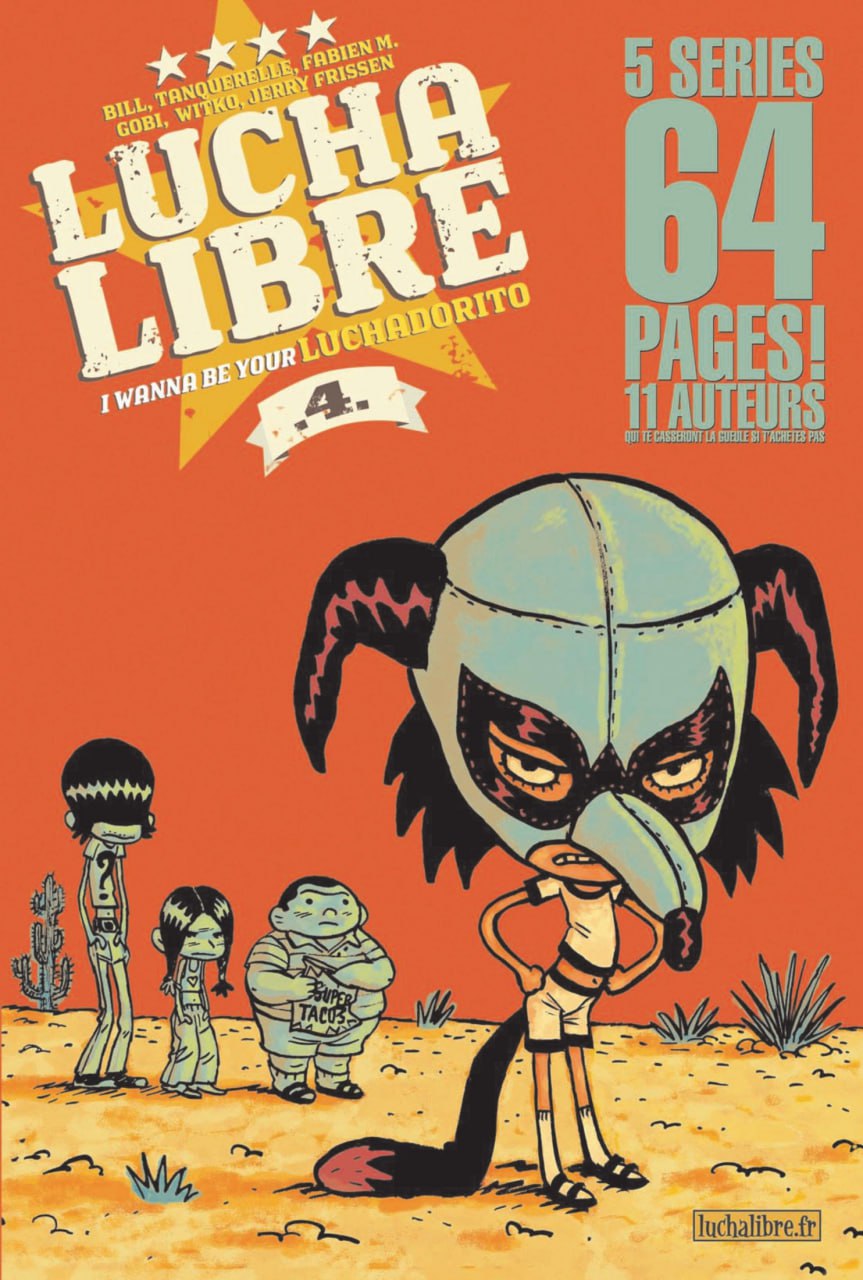 Portada ampliada de Lucha Libre