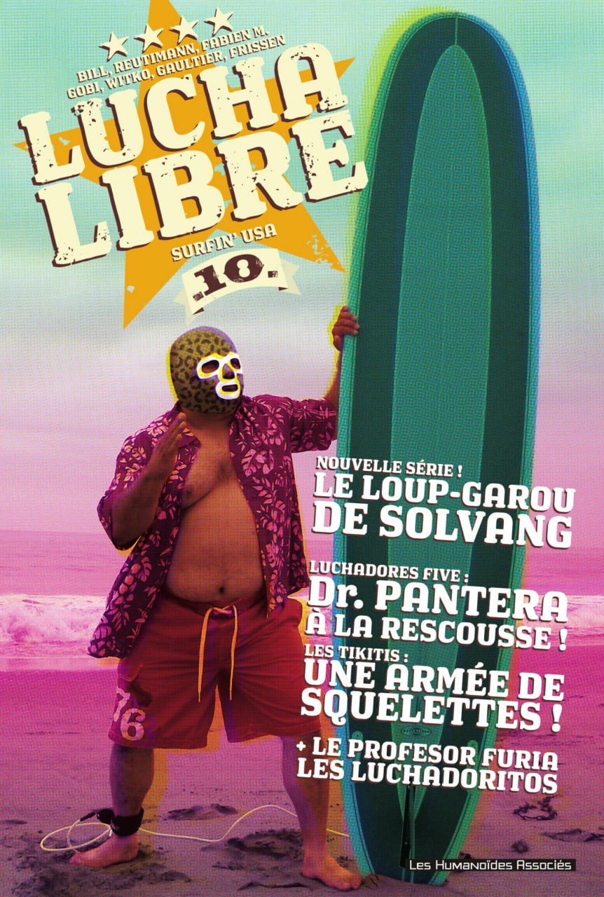 Portada ampliada de Lucha Libre Surfing USA 10