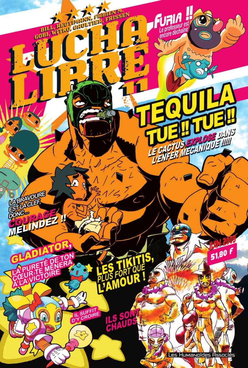 Portada ampliada de Lucha Libre 11