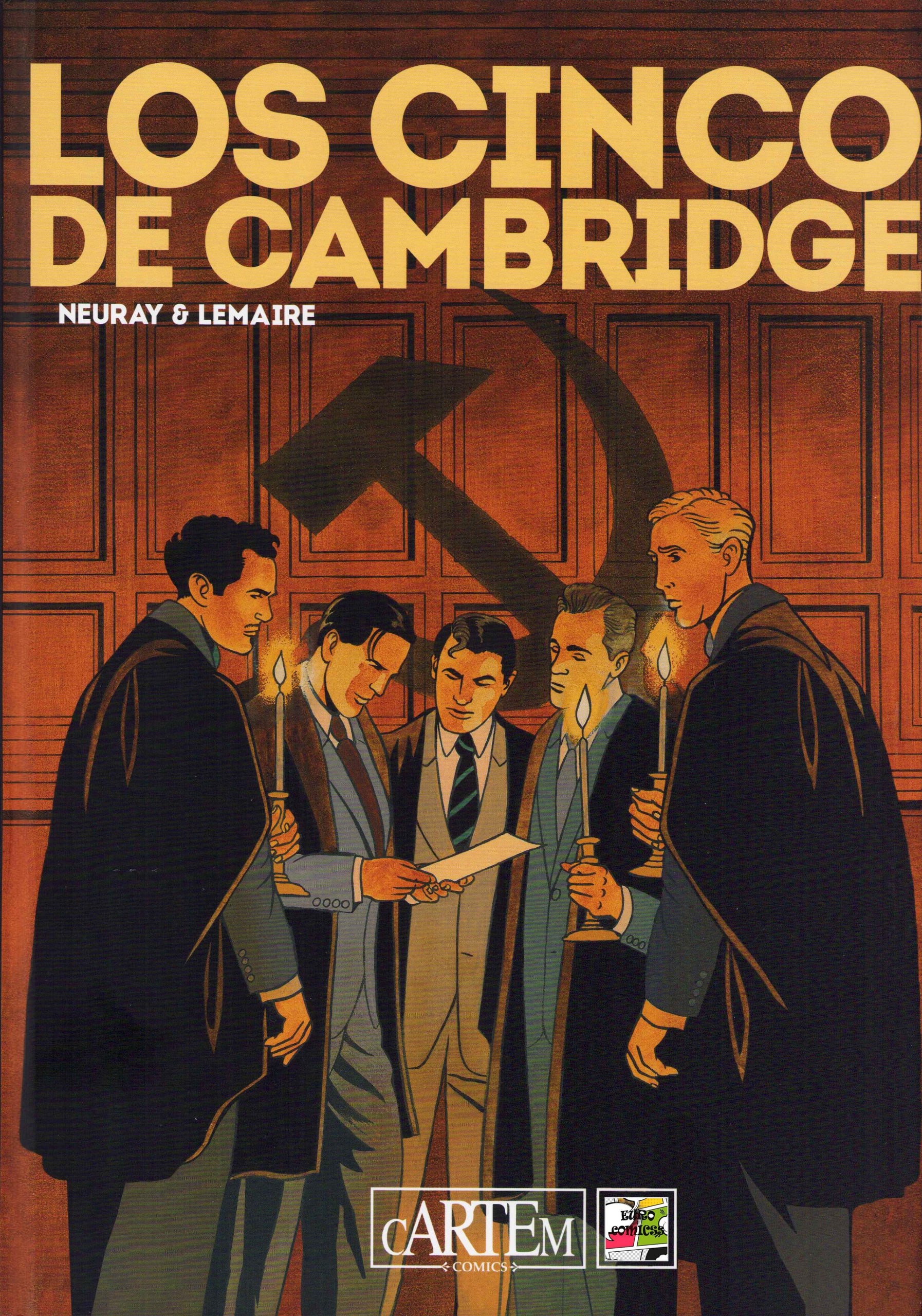 Portada ampliada de LOS CINCO DE CAMBRIDGE