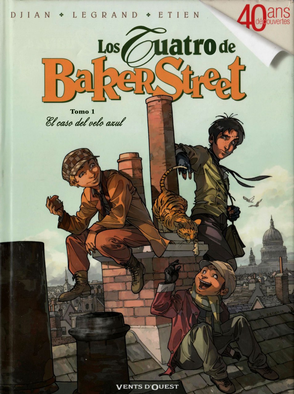 Portada ampliada de Los Cuatro de BakerStreet