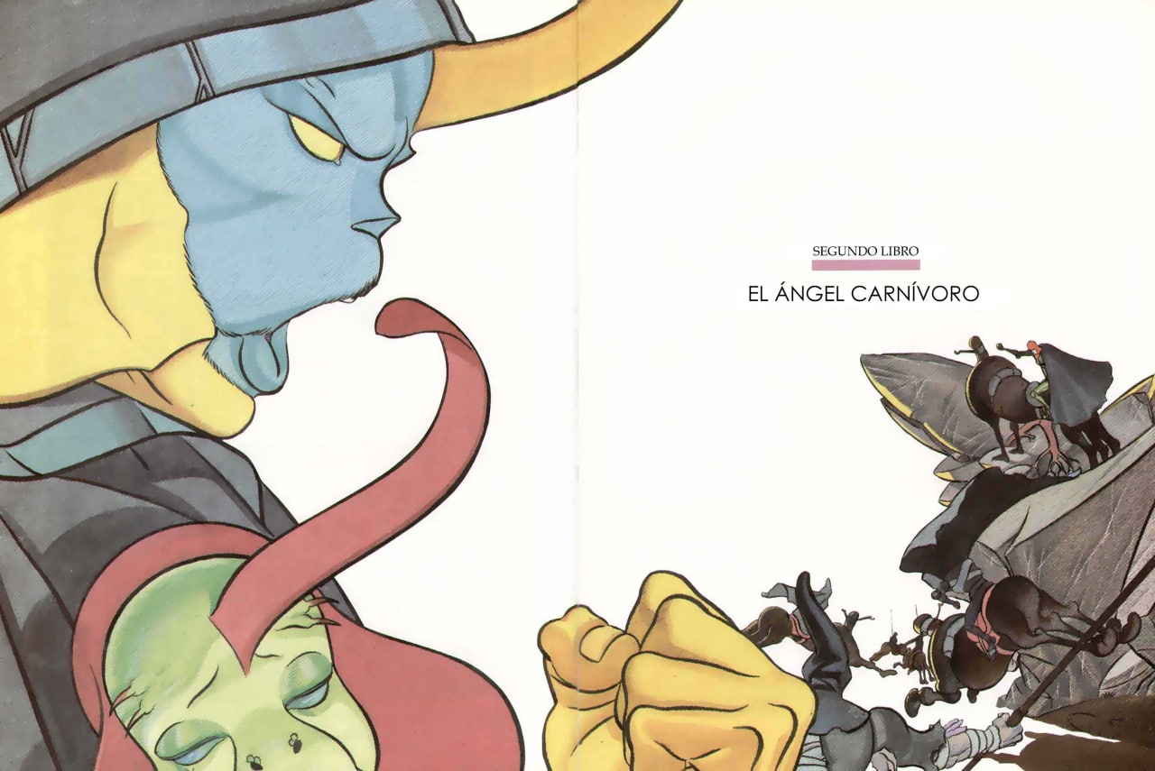 Portada ampliada de EL ÁNGEL CARNÍVORO