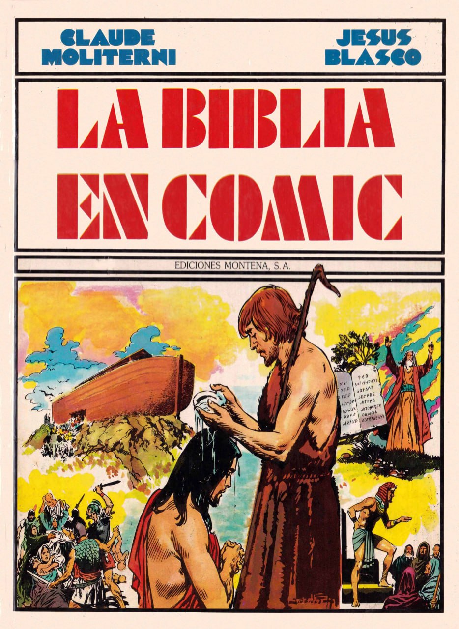 Portada ampliada de La Biblia en Comic