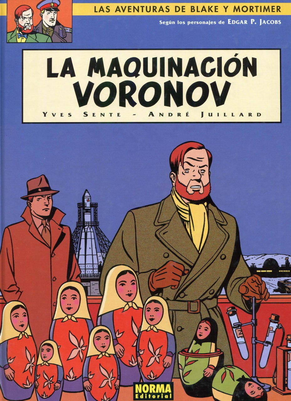 Portada ampliada de La Maquinación Voronov