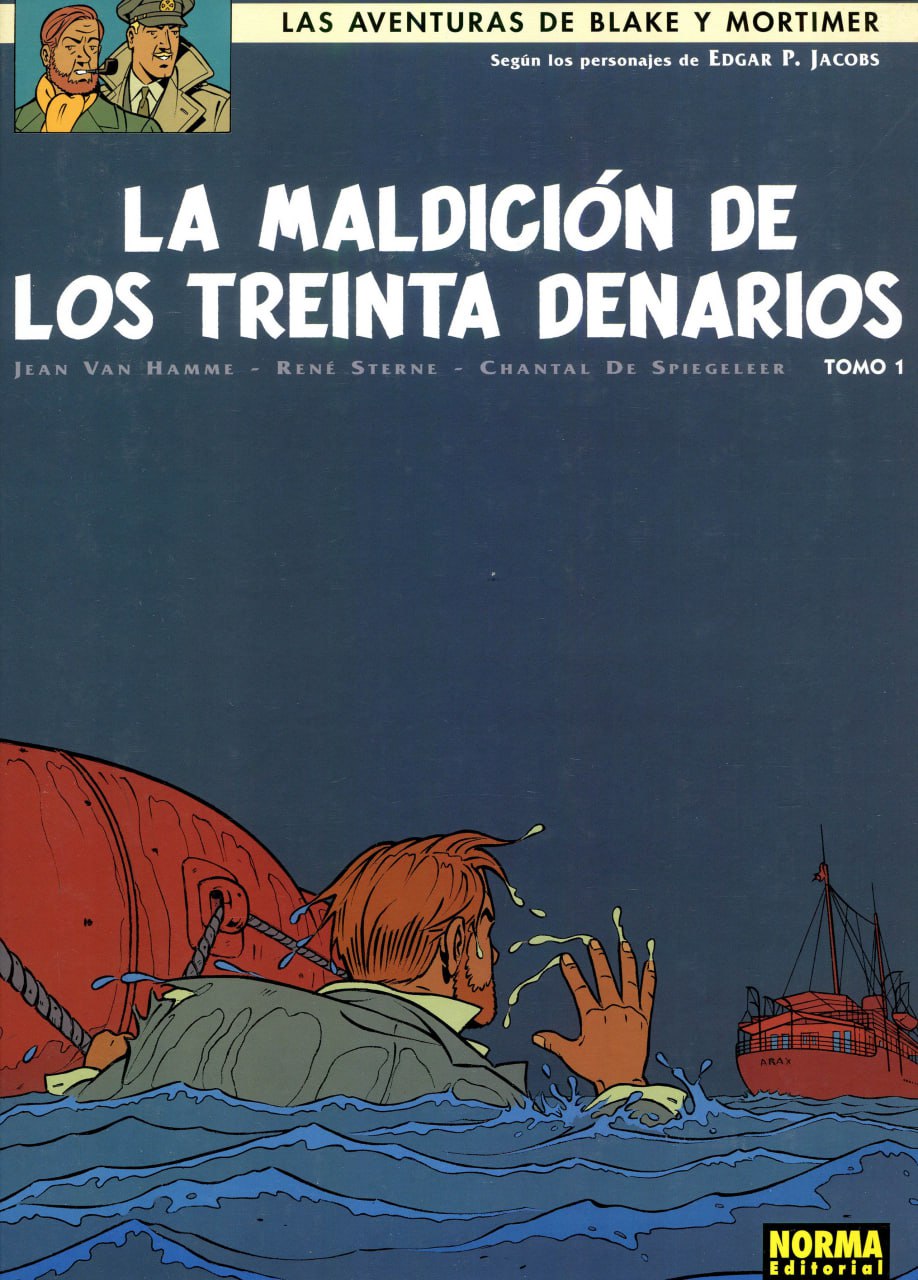Portada ampliada de LA MALDICIÓN DE LOS TREINTA DENARIOS