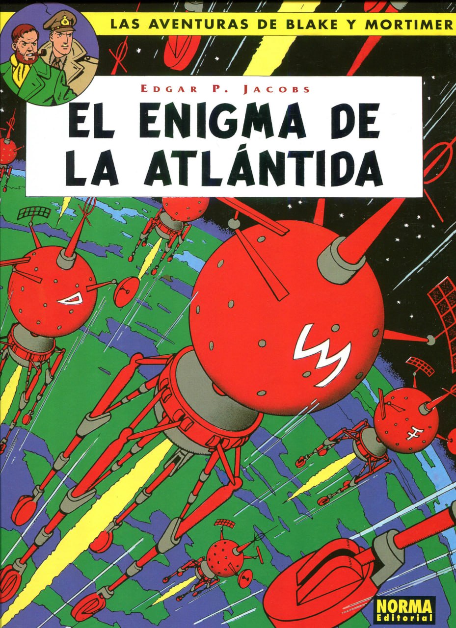 Portada ampliada de EL ENIGMA DE LA ATLANTIDA