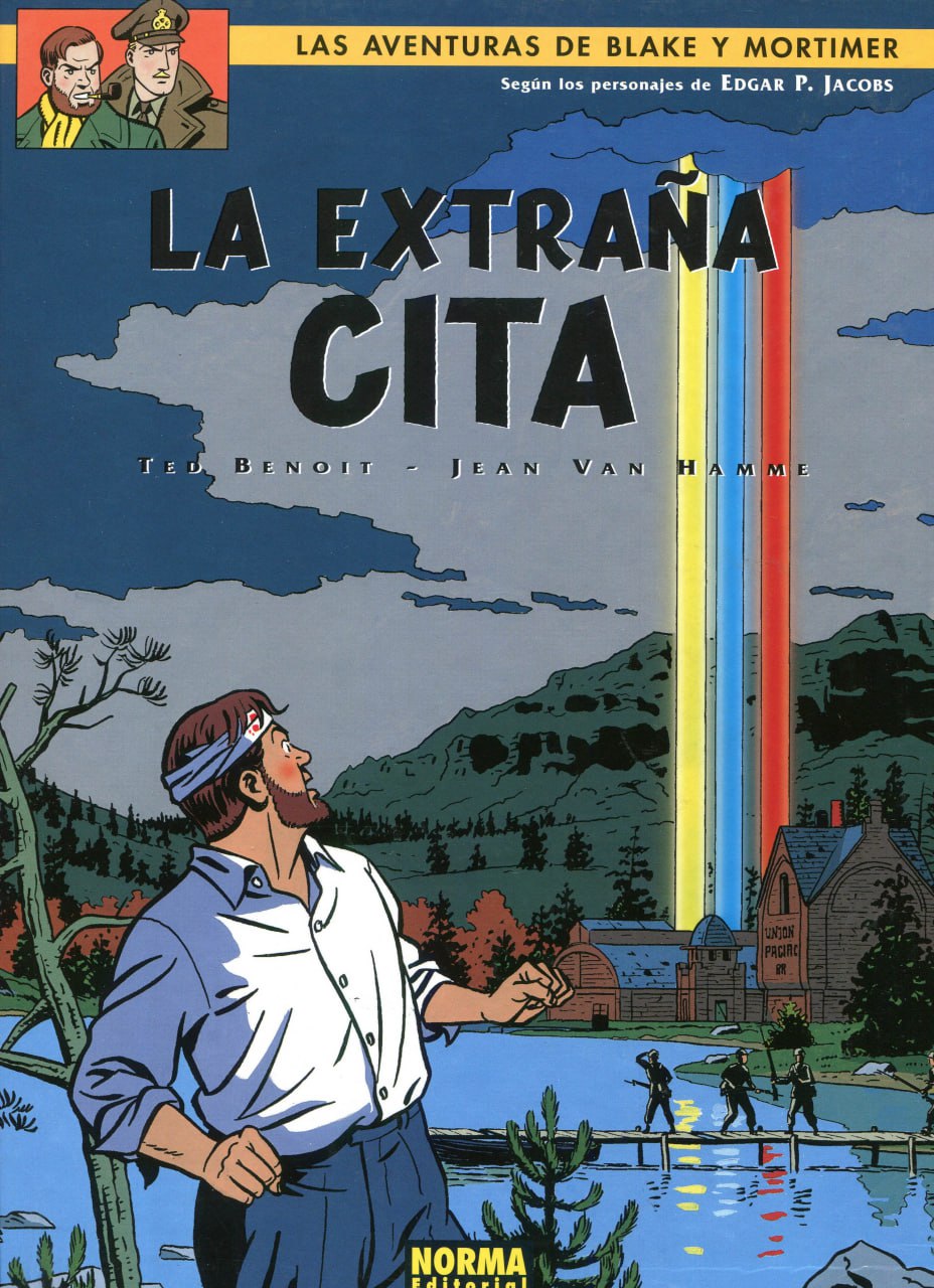 Portada ampliada de LA EXTRAÑA CITA