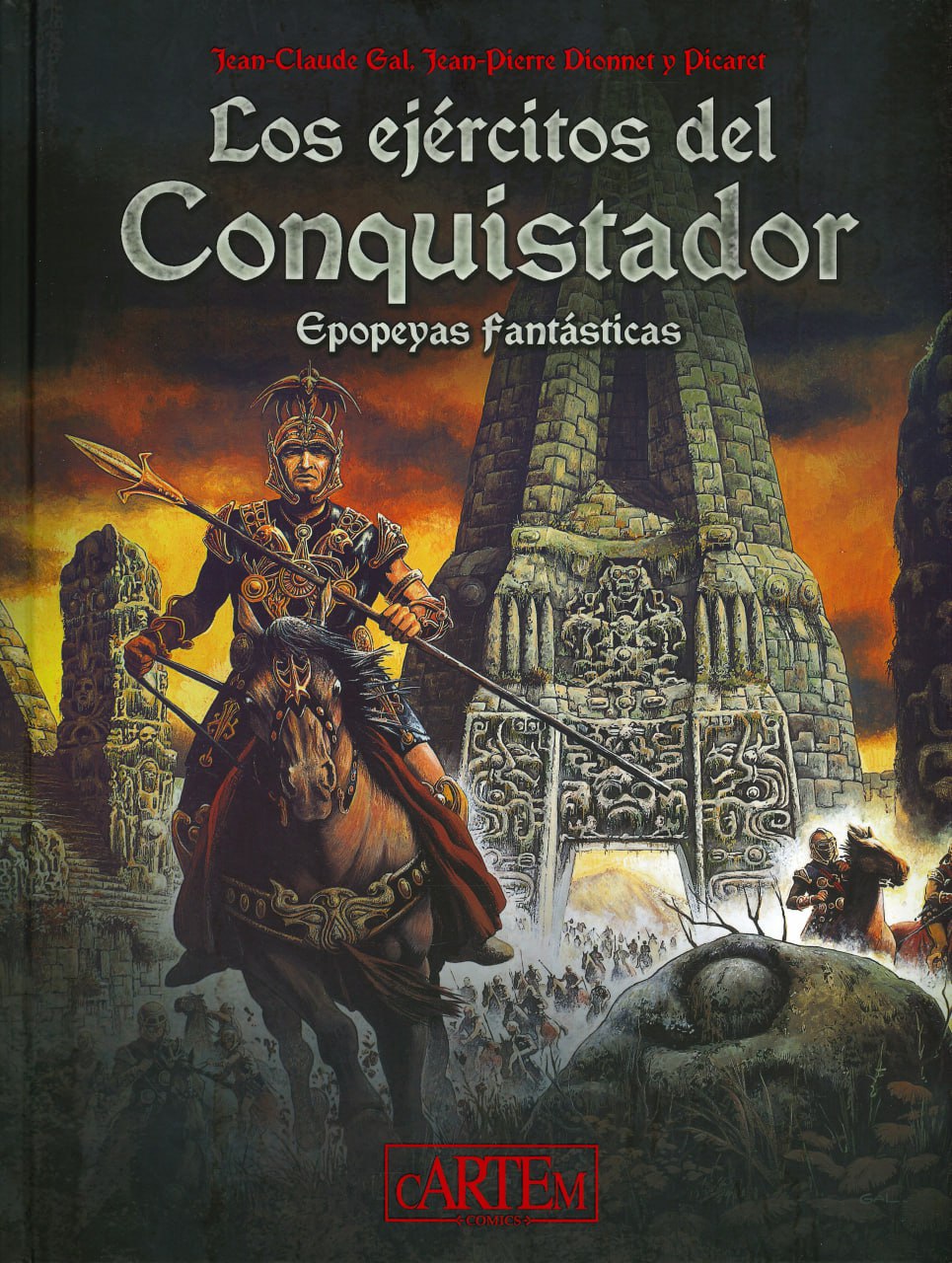 Portada ampliada de Los ejércitos del Conquistador
