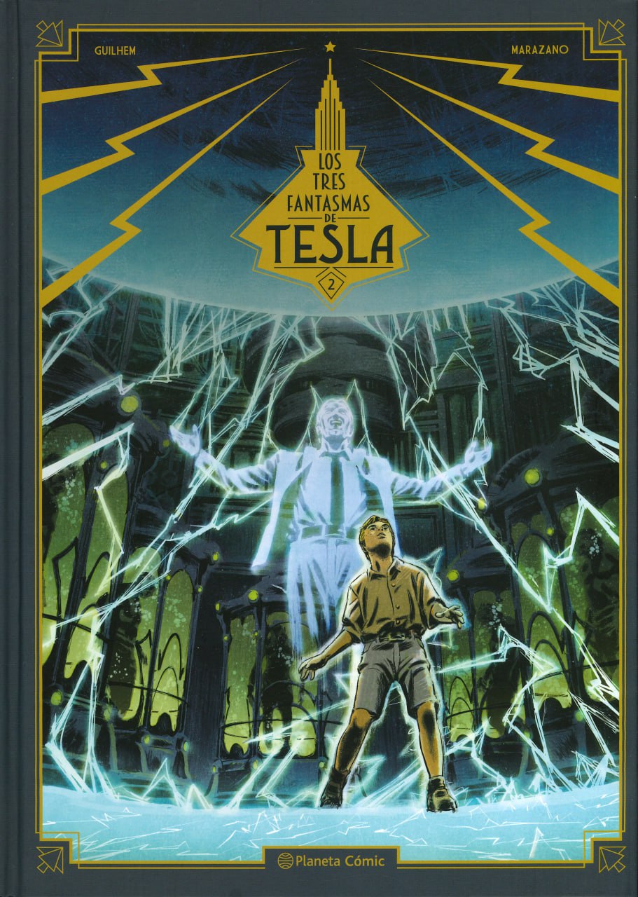 Portada ampliada de LOS TRES FANTASMAS DE TESLA