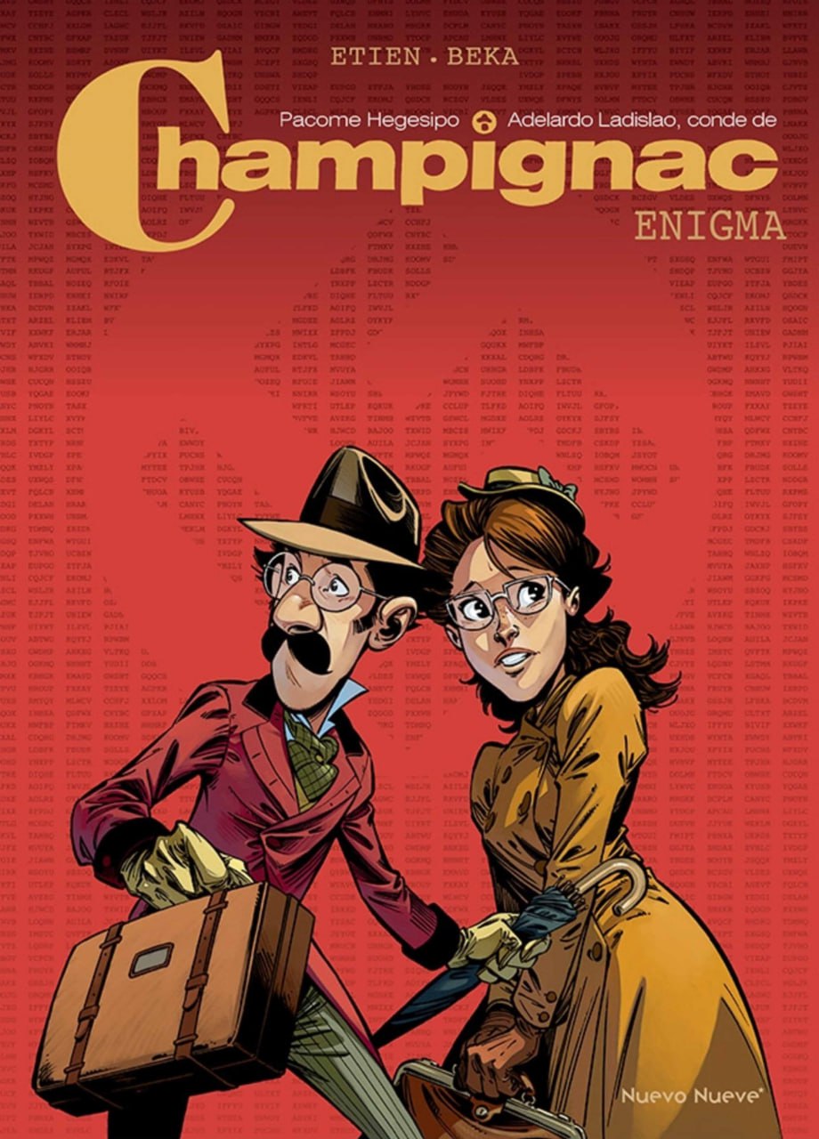 Portada ampliada de Champignac Enigma