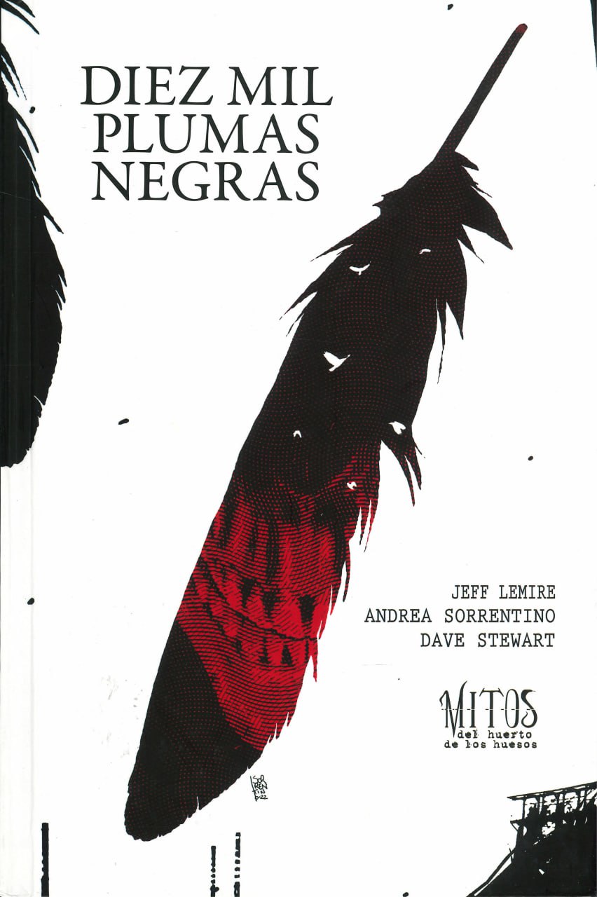 Portada ampliada de DIEZ MIL PLUMAS NEGRAS