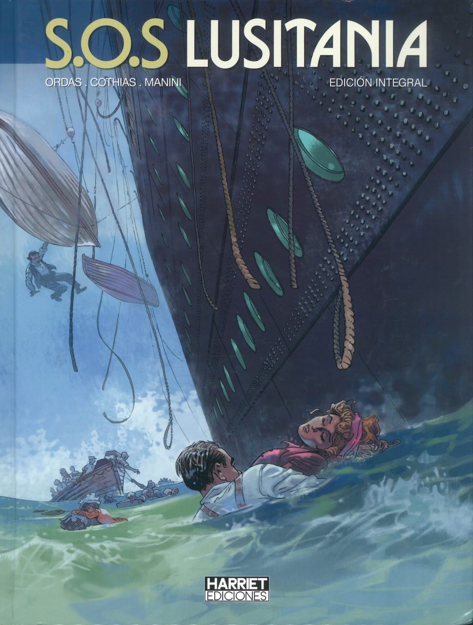 Portada ampliada de S.O.S LUSITANIA