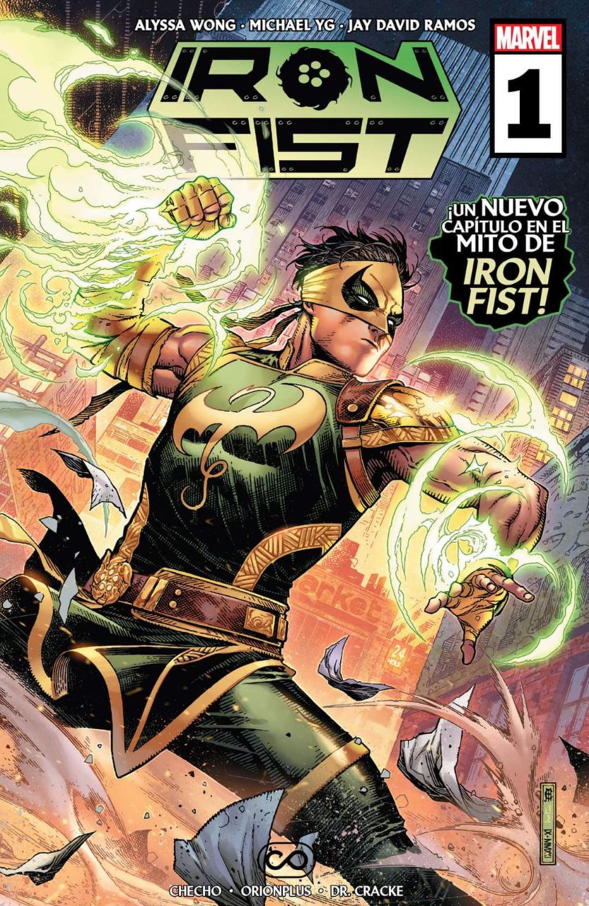 Portada ampliada de IRON FIST