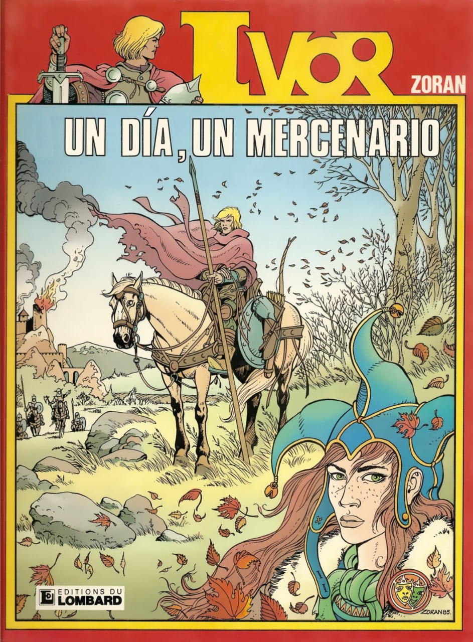 Portada ampliada de Un día, un mercenario