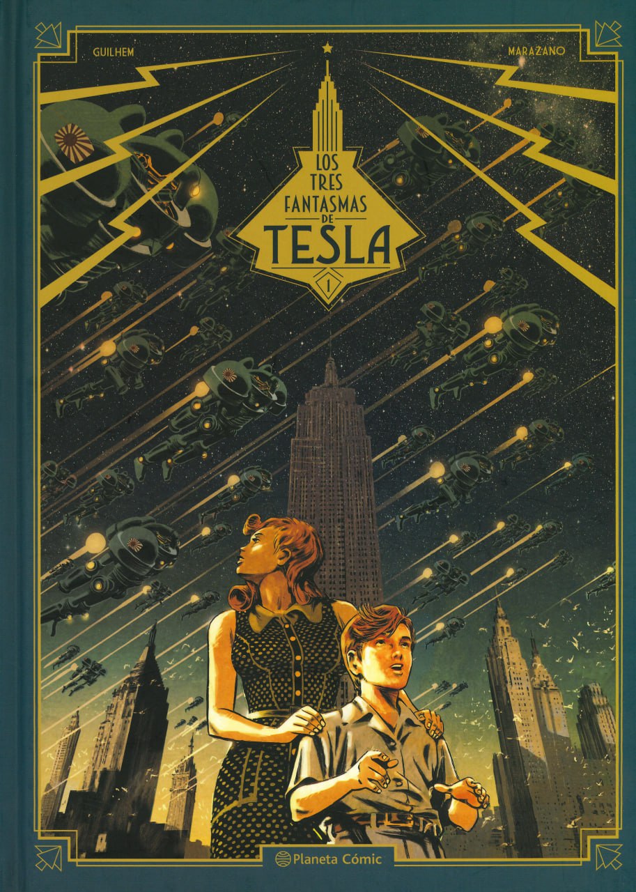Portada ampliada de LOS TRES FANTASMAS DE TESLA