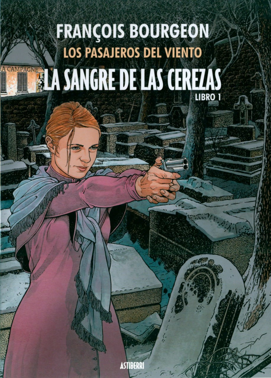 Portada ampliada de LA SANGRE DE LAS CEREZAS