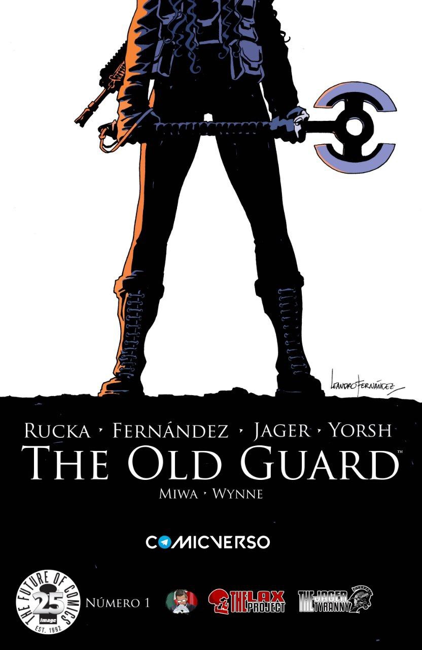 Portada ampliada de THE OLD GUARD