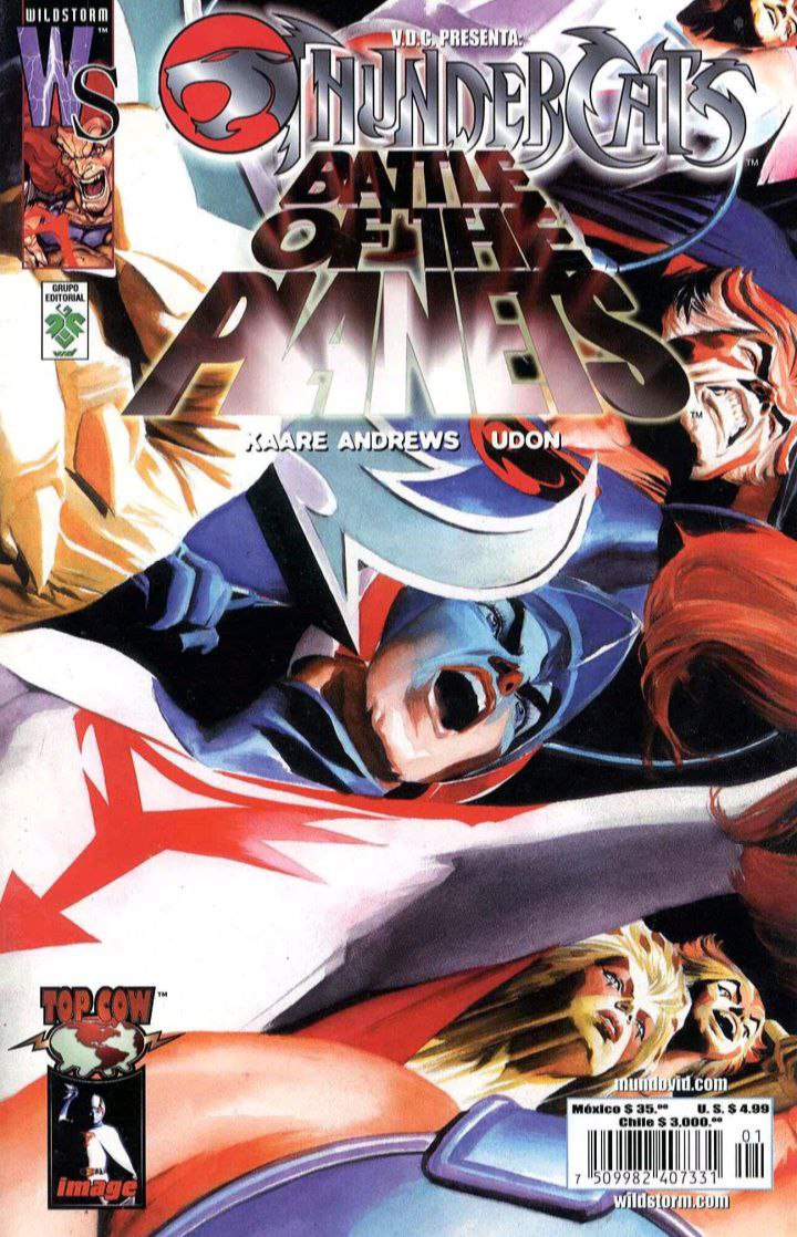 Portada ampliada de Thundercats Battle of the Spheres
