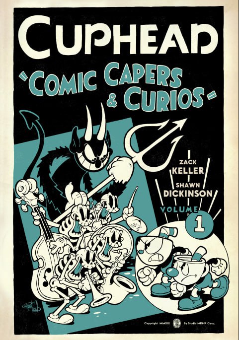 Portada ampliada de Cuphead Comic Capers & Curios