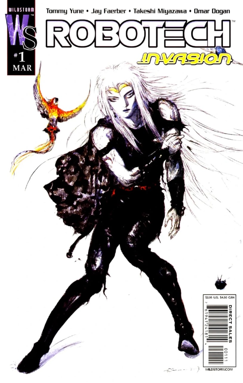 Portada ampliada de Robotech Invasion