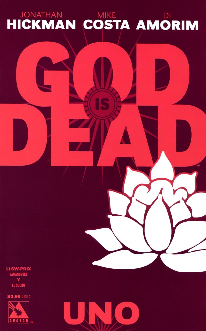 Portada ampliada de GOD IS DEAD