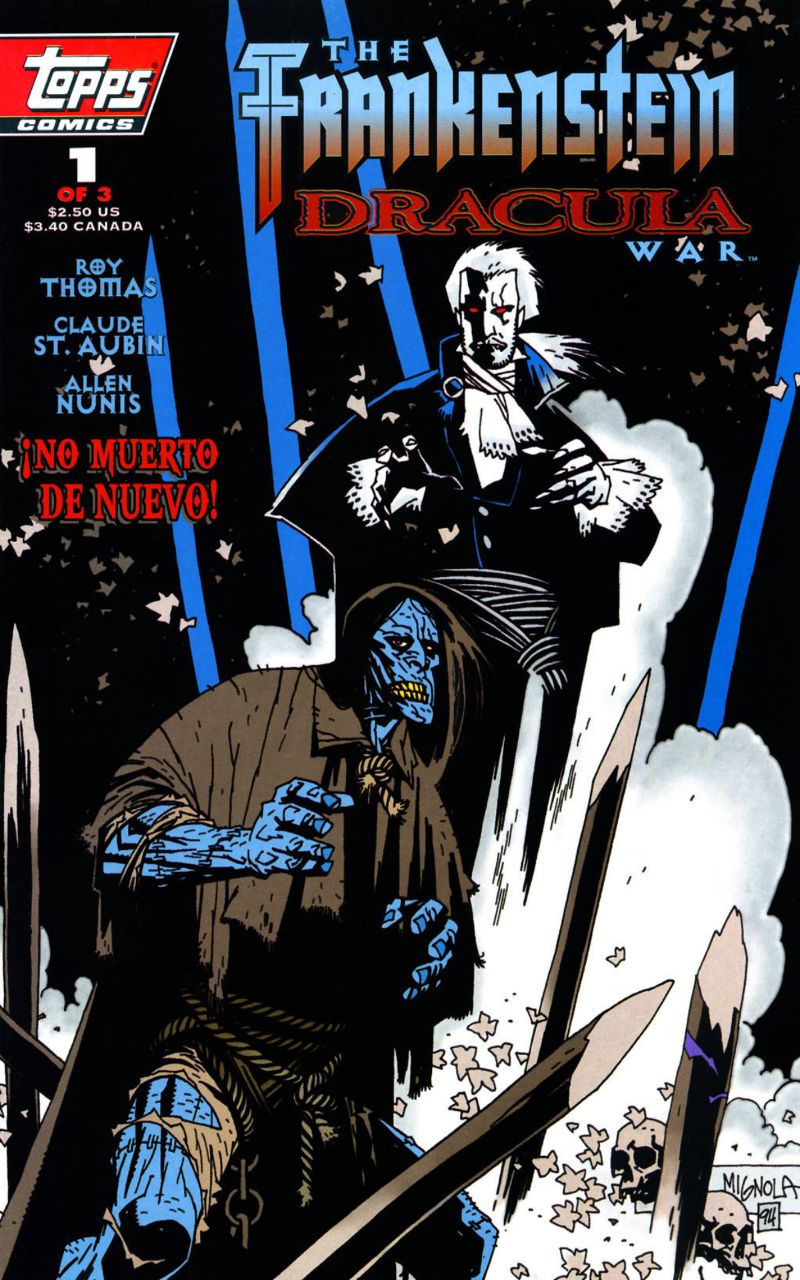 Portada ampliada de The Frankenstein Dracula War