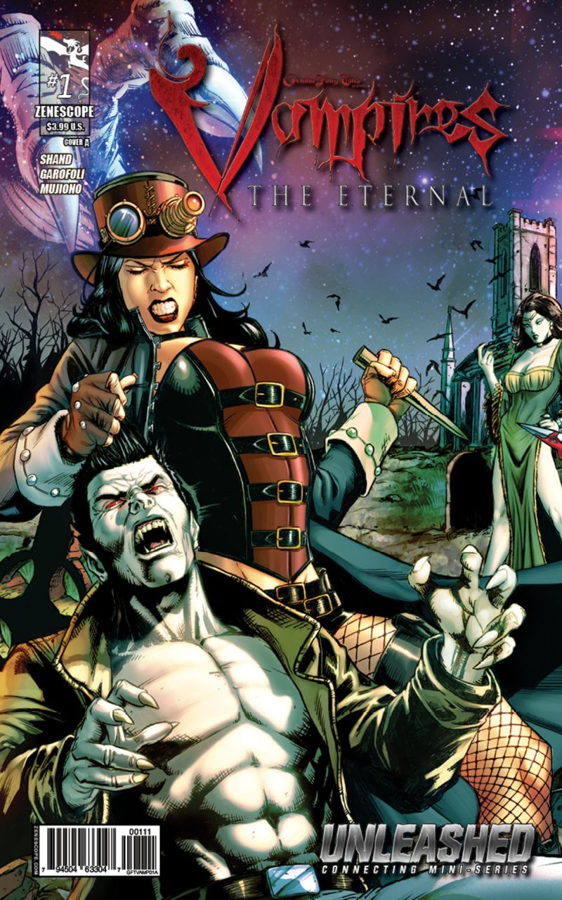 Portada ampliada de Vampires: The Eternal