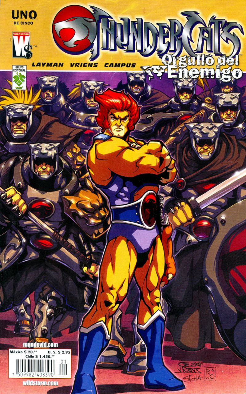 Portada ampliada de Thundercats Orgullo del Enemigo