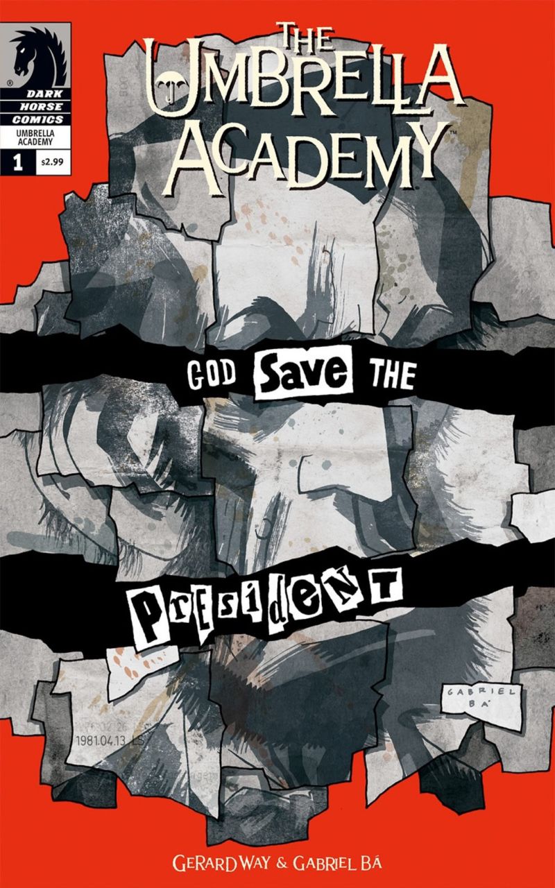Portada ampliada de THE UMBRELLA ACADEMY