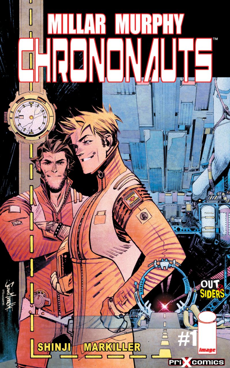 Portada ampliada de CHRONONAUTS