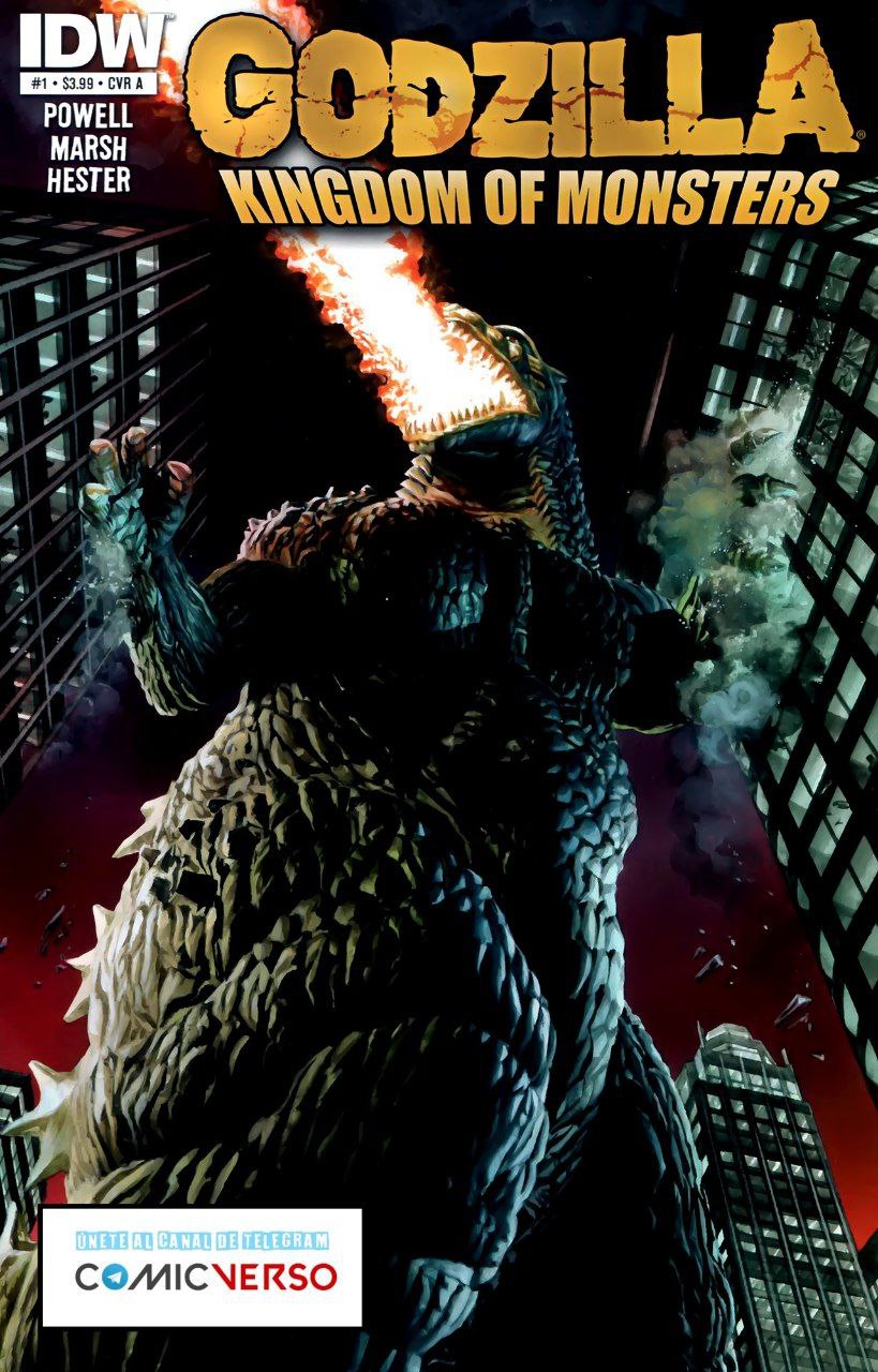 Portada ampliada de GODZILLA KINGDOM OF MONSTERS