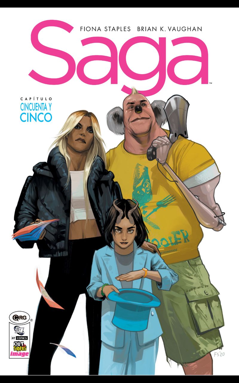 Portada ampliada de Saga