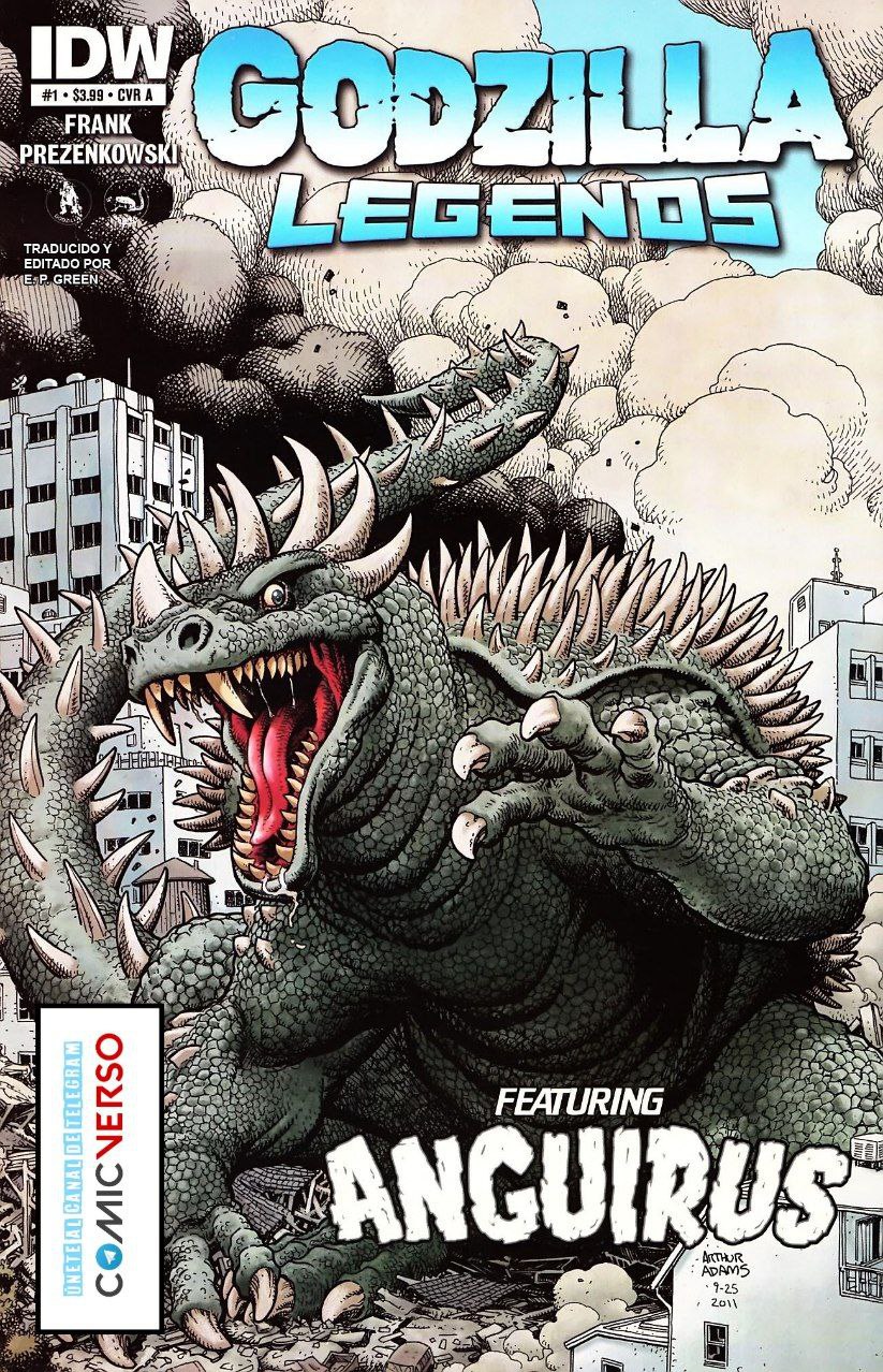 Portada ampliada de Godzilla Legends