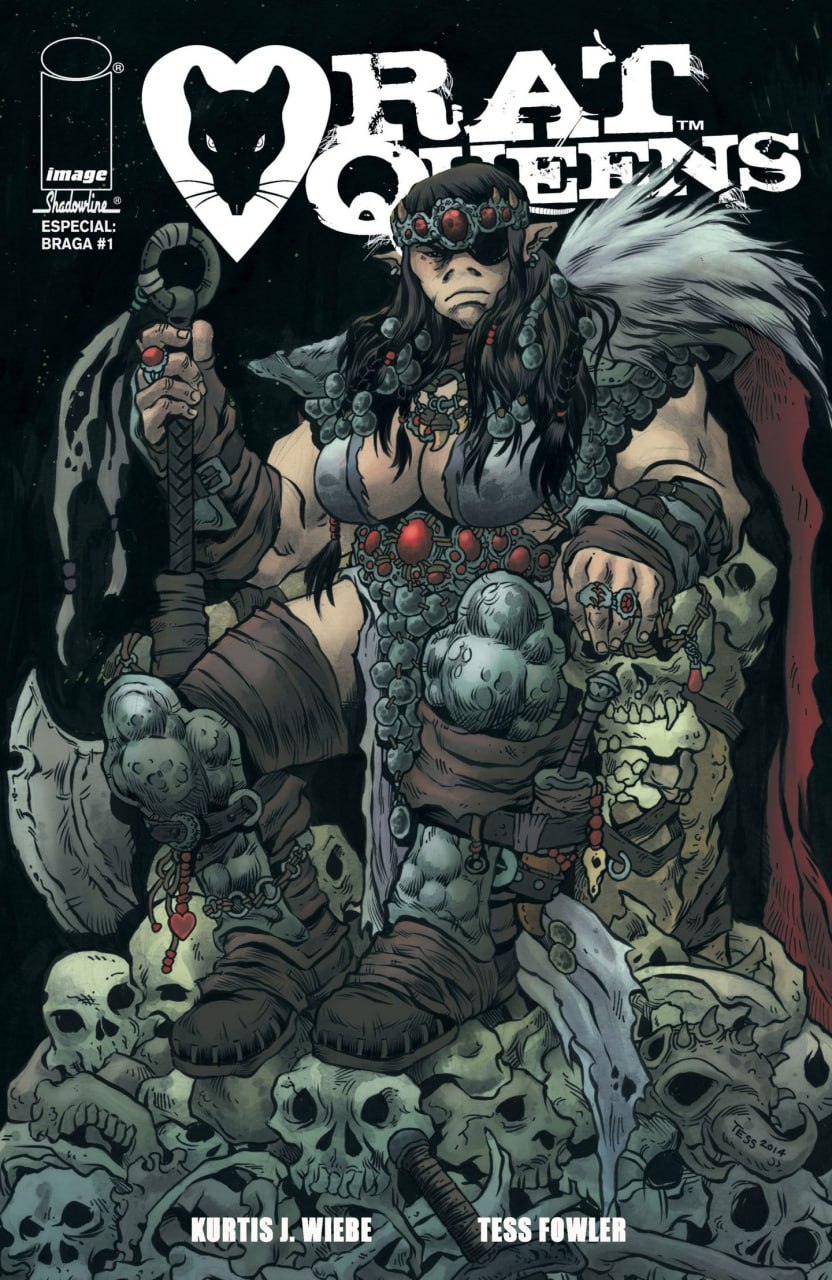 Portada ampliada de Rat Queens