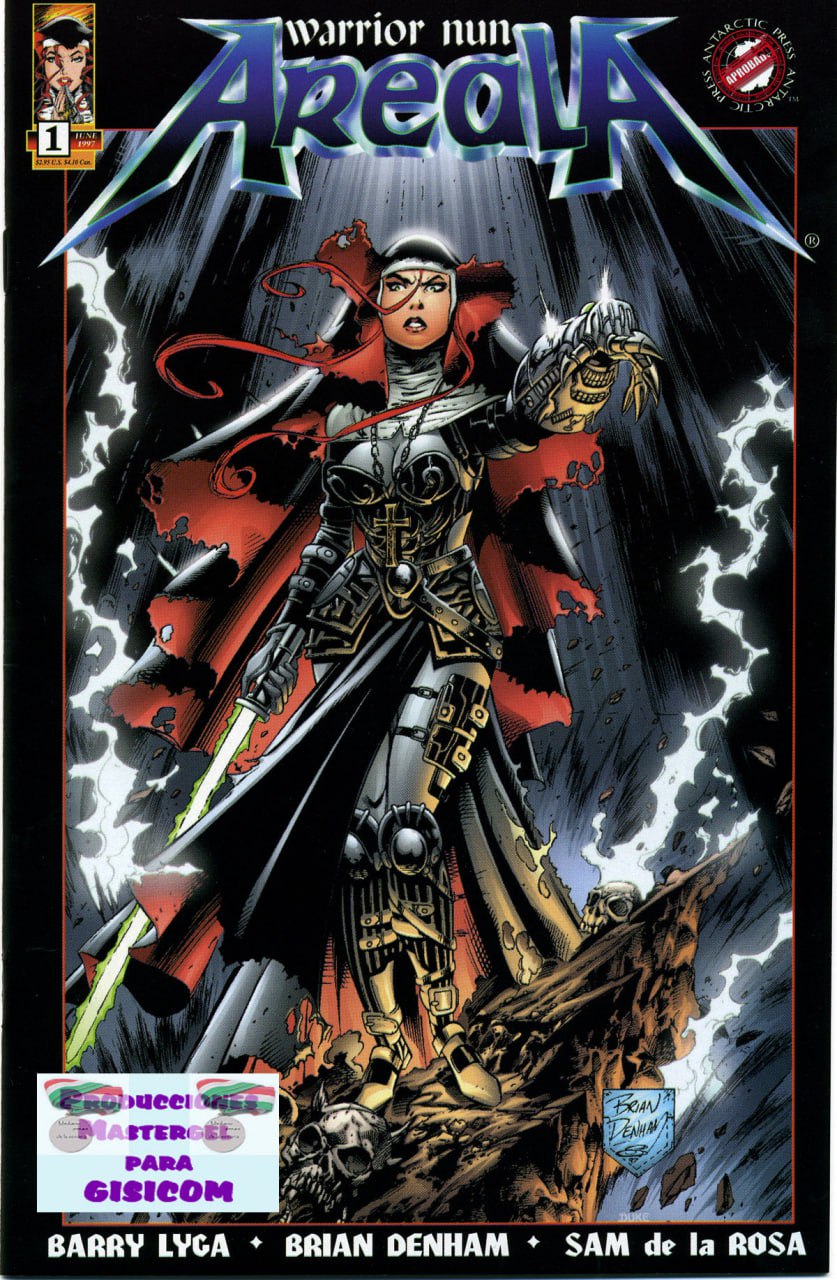 Portada ampliada de Warrior Nun Areala
