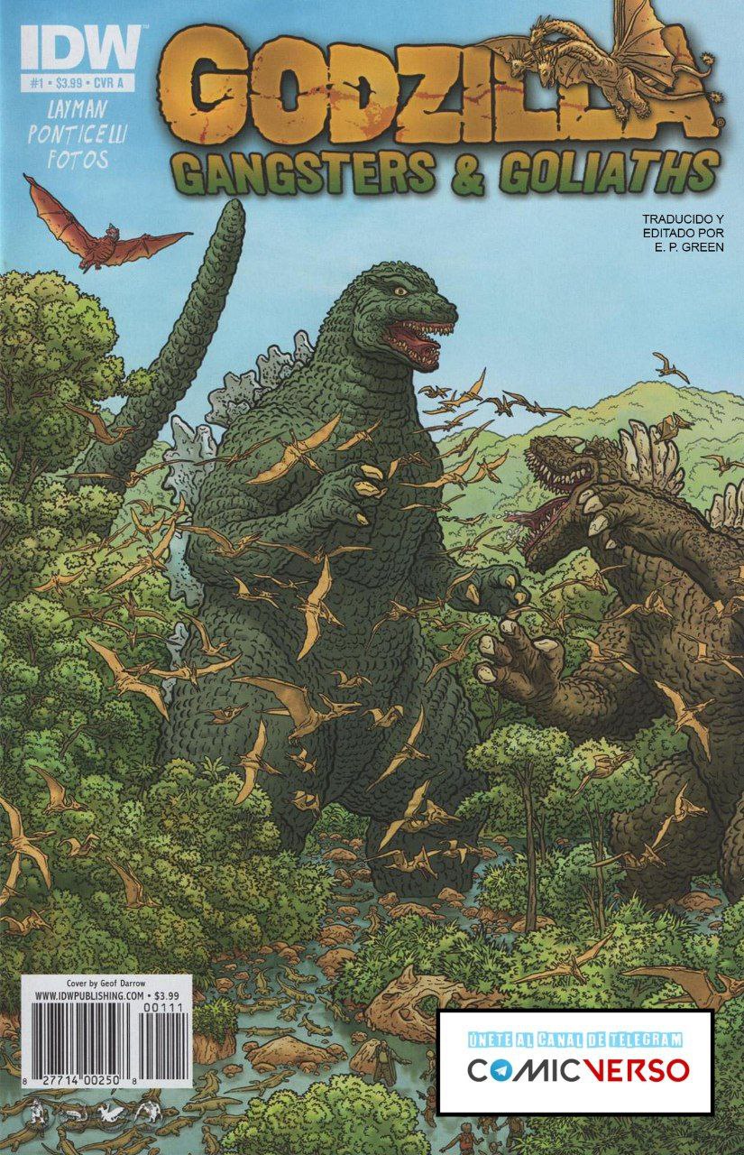 Portada ampliada de Godzilla Gangsters & Goliaths