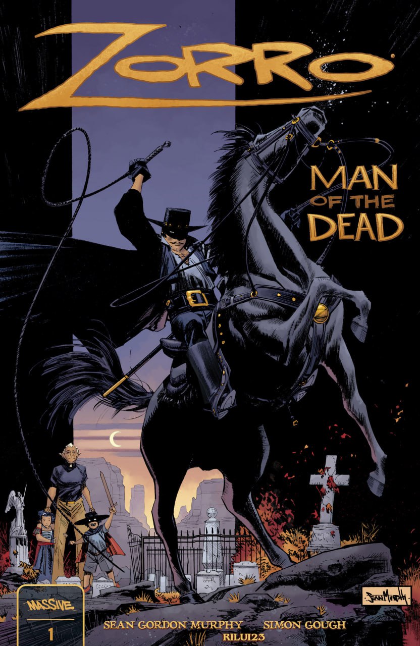Portada ampliada de Zorro Man of the dead