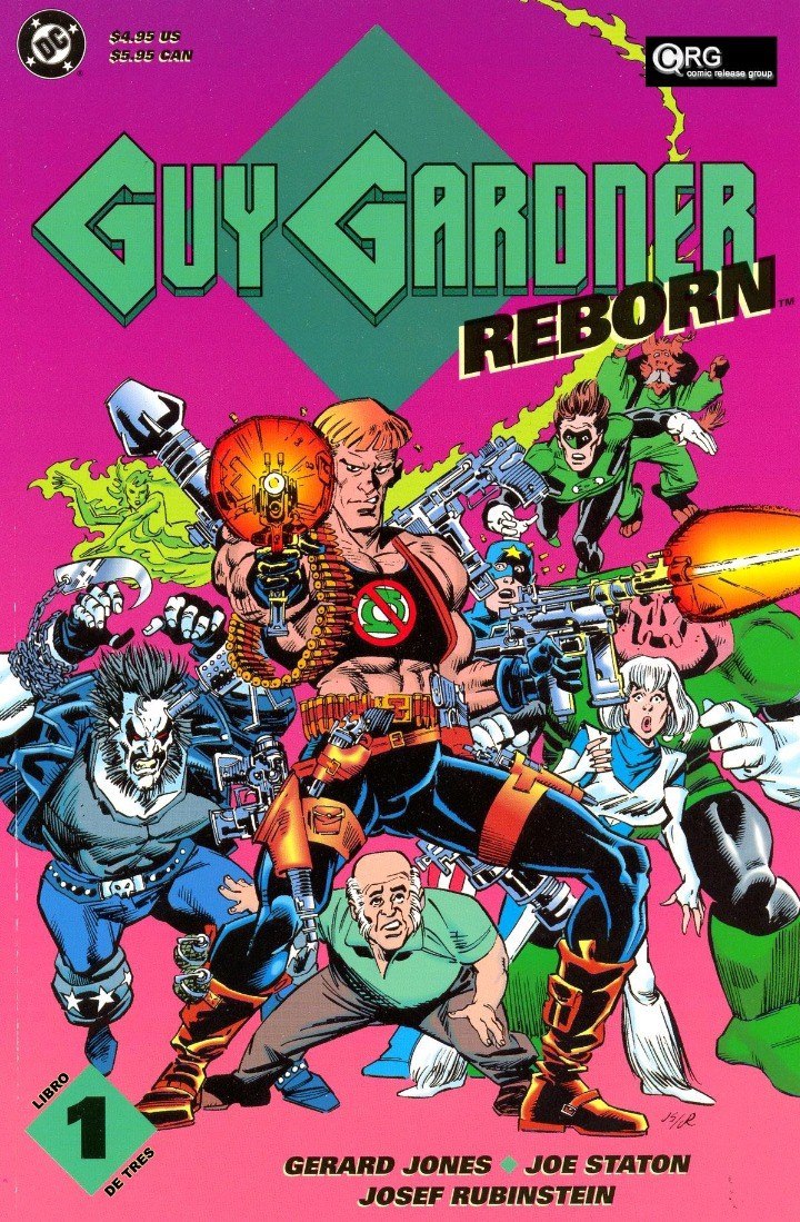 Portada ampliada de Guy Gardner Reborn