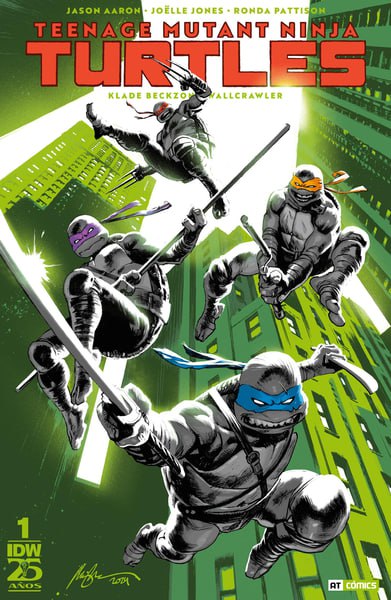 Portada ampliada de TEENAGE MUTANT NINJA TURTLES