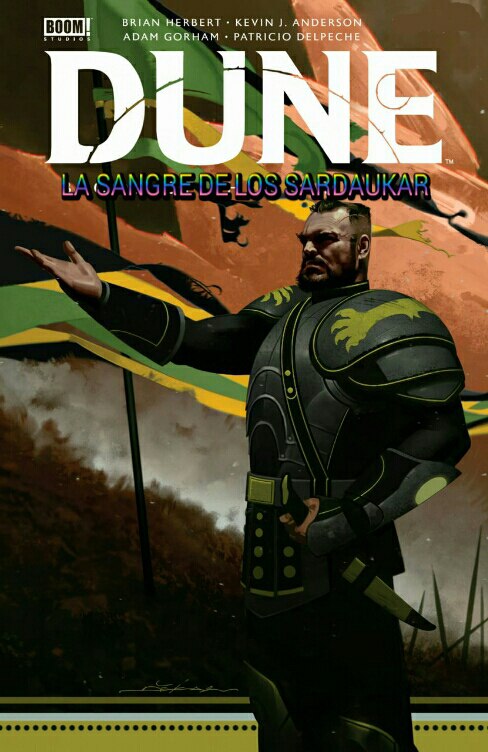 Portada ampliada de DUNE LA SANGRE DE LOS SARDAUKAR