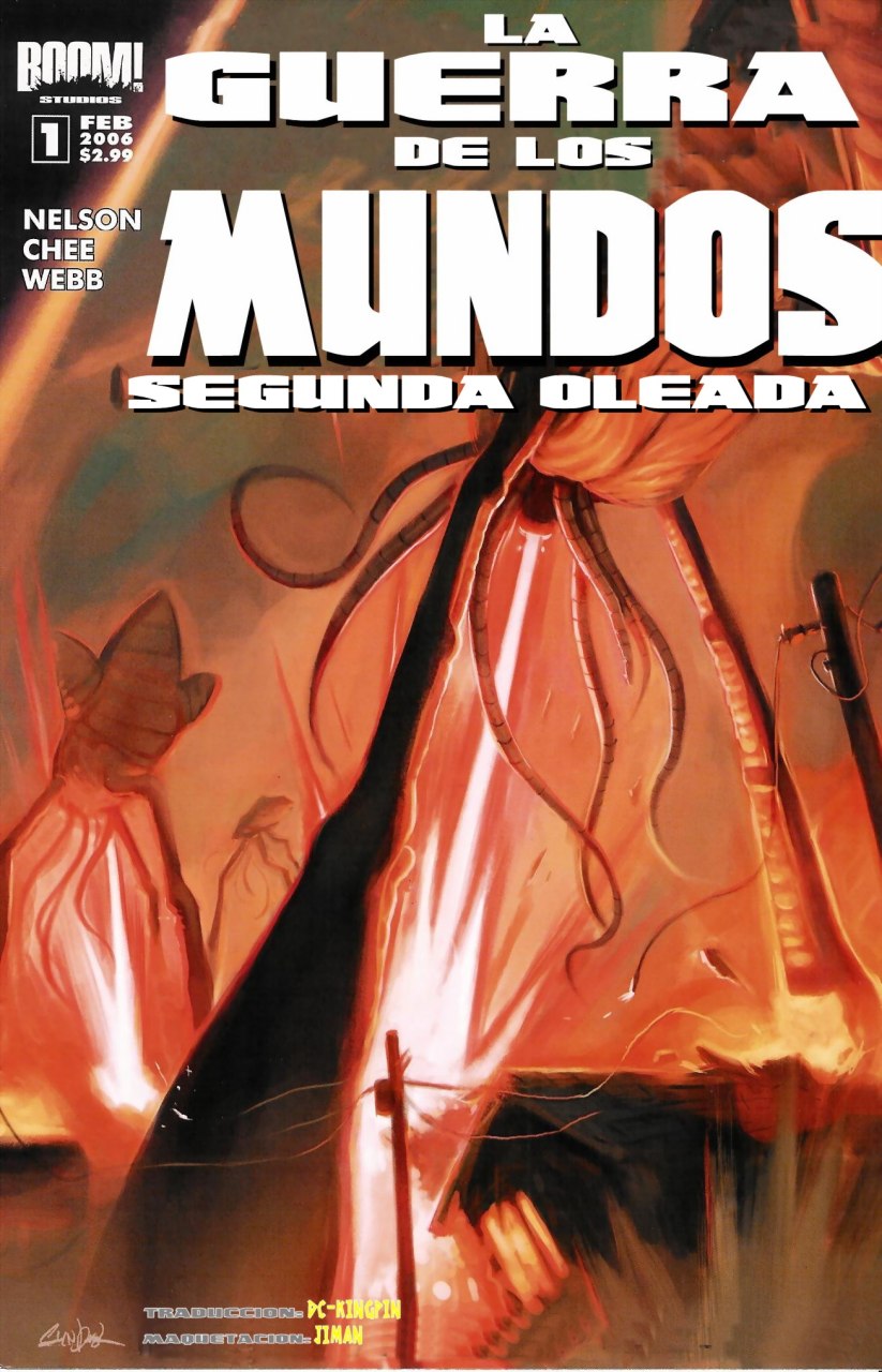 Portada ampliada de LA GUERRA DE LOS MUNDOS SEGUNDA OLEADA