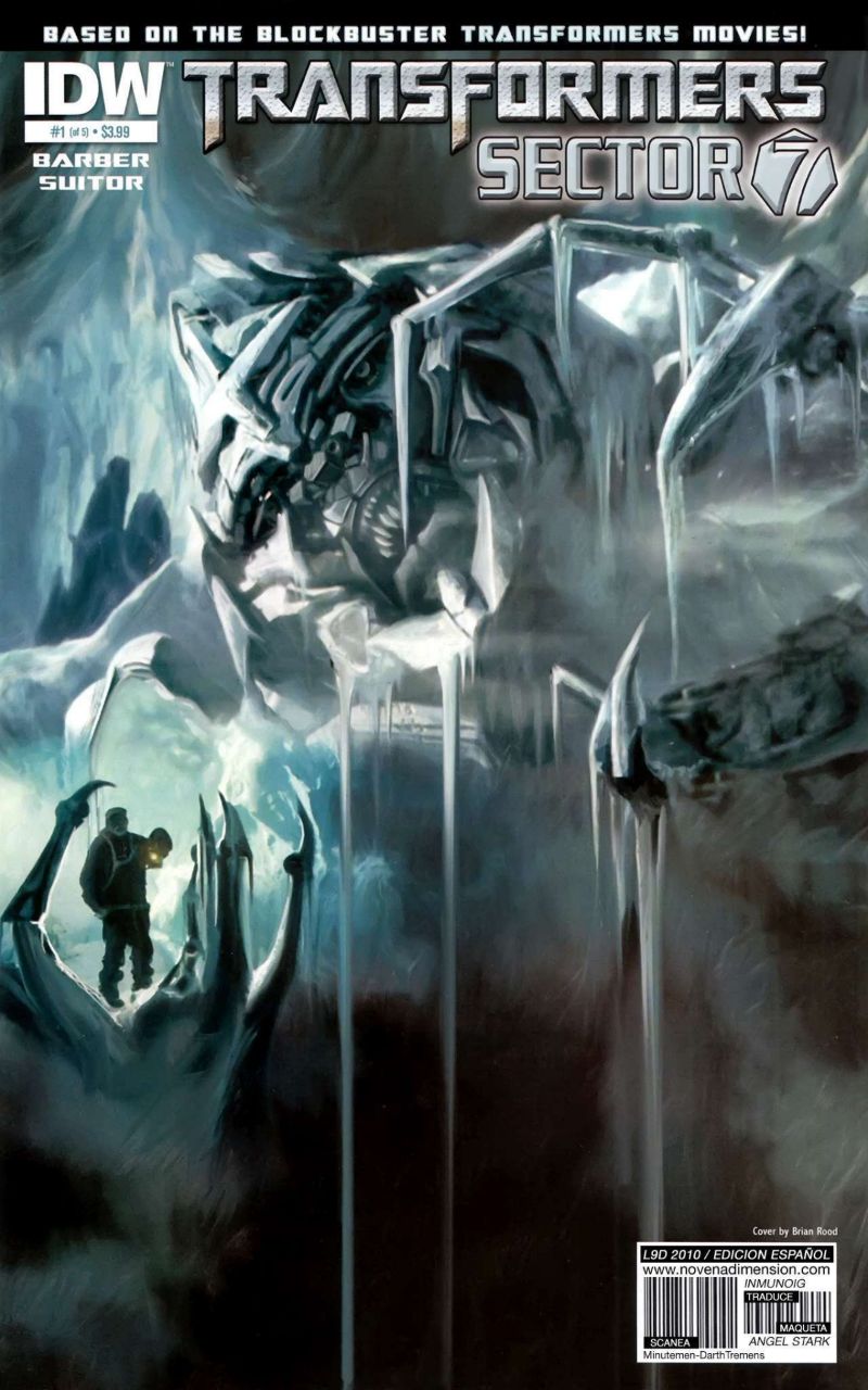 Portada ampliada de Transformers Sector