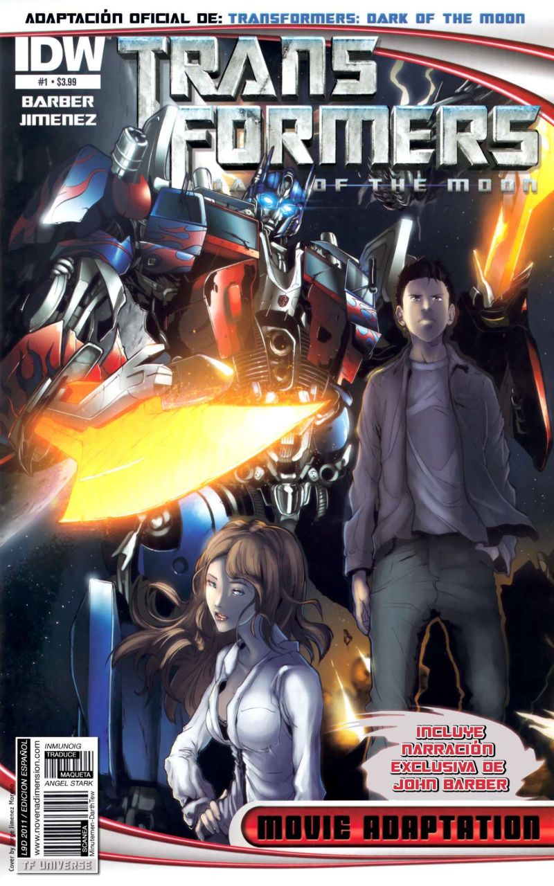 Portada ampliada de TRANSFORMERS OF THE MOON