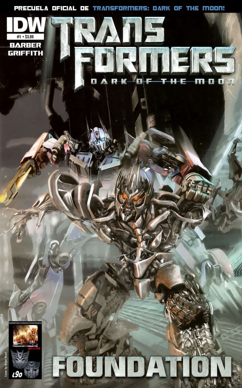 Portada ampliada de Transformers: Dark of the Moon