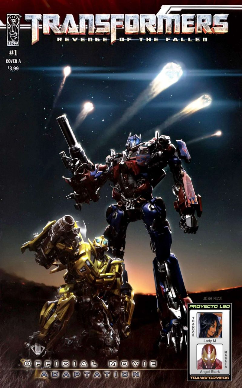 Portada ampliada de Transformers: Revenge of the Fallen