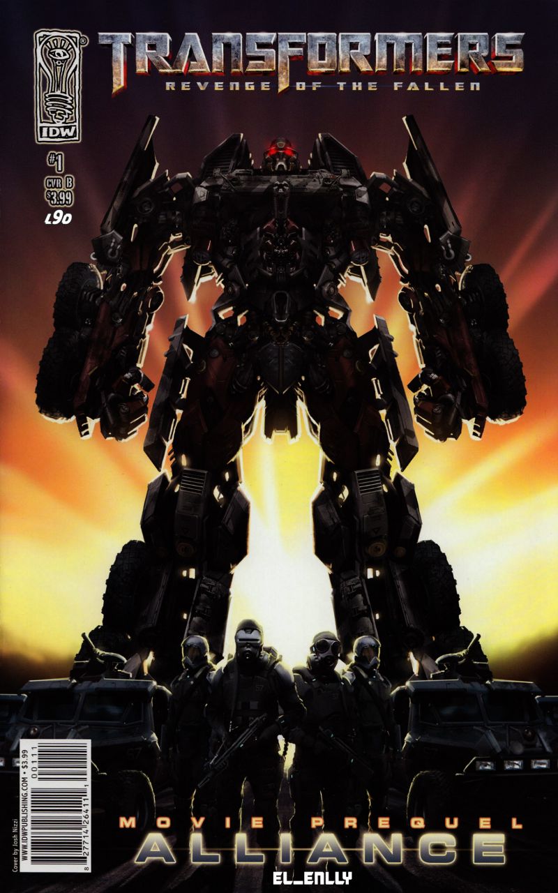 Portada ampliada de Transformers: Revenge of the Fallen