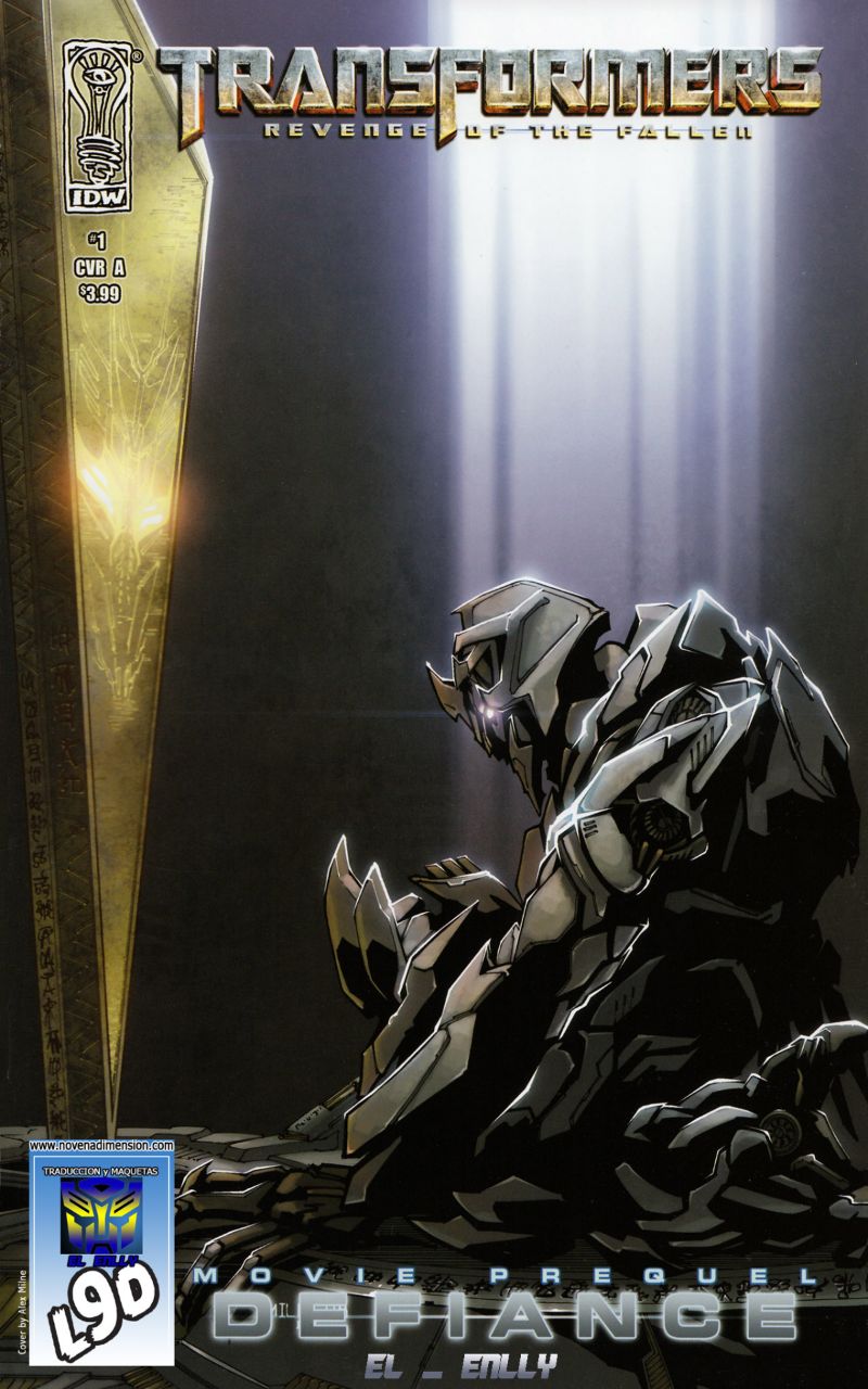 Portada ampliada de Transformers: Revenge of the Fallen