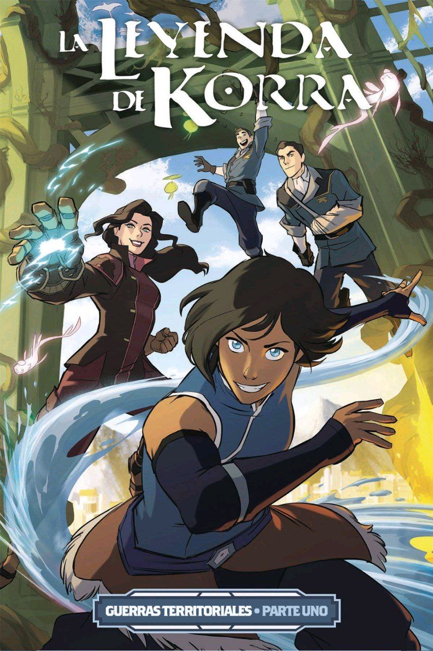 Portada ampliada de La Leyenda de Korra