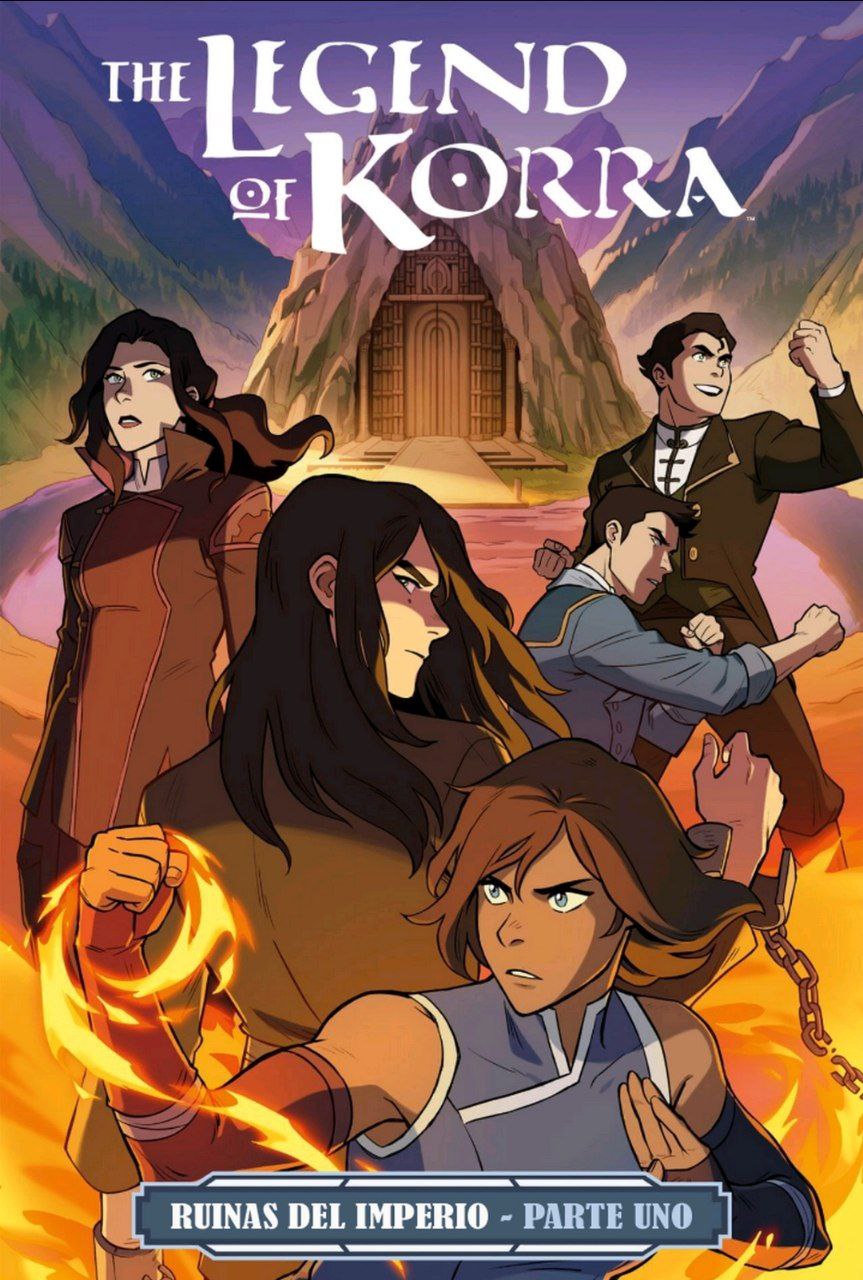 Portada ampliada de THE LEGEND OF KORRA